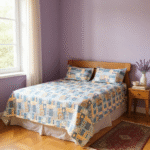 Heritage Block 5-Piece Bedsheet Set – Indigo Rust