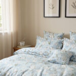 Blossom Drift 3-Piece Quilt Cover Set – Sky Blossom - Image 3
