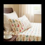 Spring Vines 5-Piece Bedsheet Set – Ivory Bloom - Image 3