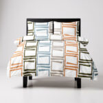 GeoFrame Luxe 3-Piece Quilt Cover Set – Terra Sage - Image 5