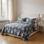 Herbarium Bloom3-Piece Quilt Cover Set –  Stone Slate