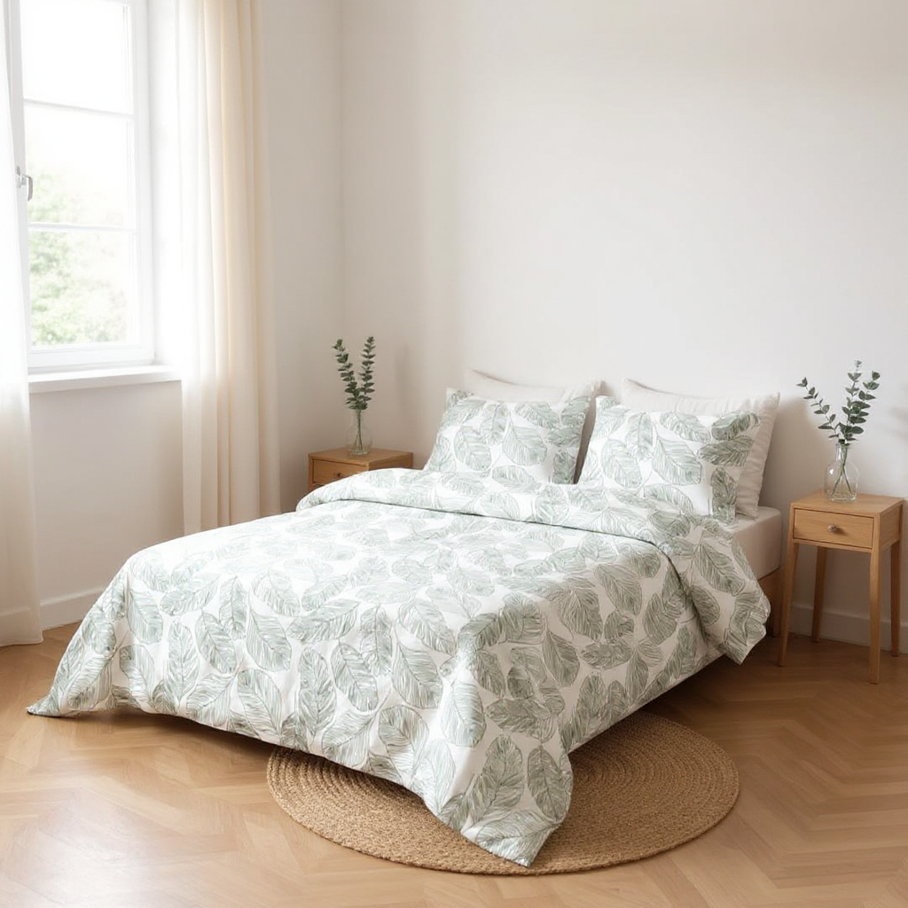 Leaf Etch 7-Piece Set – Celadon Cloud -4 Leaf Etch 7-Piece Set – Celadon Cloud - Image 1