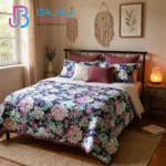 Midnight Garden Comforter – Noir Bloom - Image 3