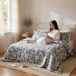 Peacock Grove 3-Piece Quilt Cover Set – Graphite Shadow