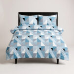 Prism Luxe 3-Piece Quilt Cover Set – Ocean Blue