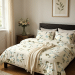 Rosalia Bloom 3-Piece Quilt Cover Set –Olive Dune - Image 4