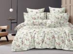 Serene Blossom Vine 3-Piece Quilt Cover Set – Mint Whisper