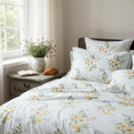 Whispering Pastel Garden 3-Piece Quilt Cover Set – Mint Meadow - Image 3