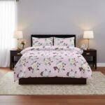 Rosalia Bloom 3-Piece Quilt Cover Set – Orchid Blush