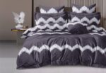 Urban Ikat Wave 5-Piece Set – Charcoal Drift
