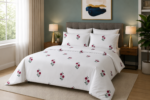 Crimson Bloom 7-Piece Set – Crisp White - Image 2