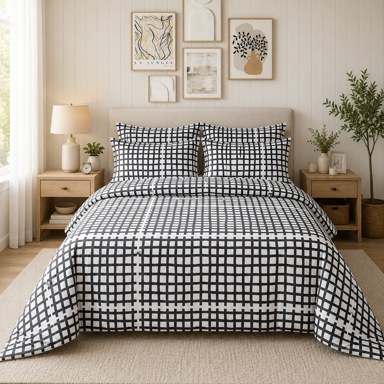 Gridline Luxe - Black & White -cover Gridline Luxe 7-Piece Set – Black & White - Image 1